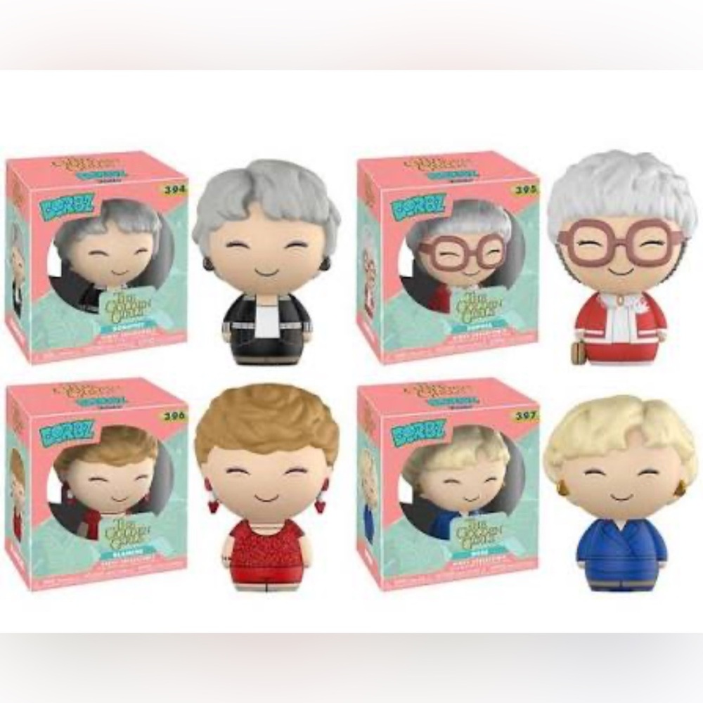 Funko Dorbz Golden Girls Collectible Vinyl Fig Set Sophia Rose Blanche Dorothy